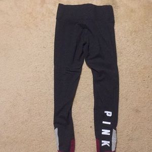 PINK Victoria's Secret Pants - Pink crop leggings PINK Victoria's Secret Pants - Pink crop leggings